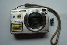 Sony Cyber-shot DSC-W120 Digitalkamera 7.2 Megapixel, defekt Bastler Ersatzteile