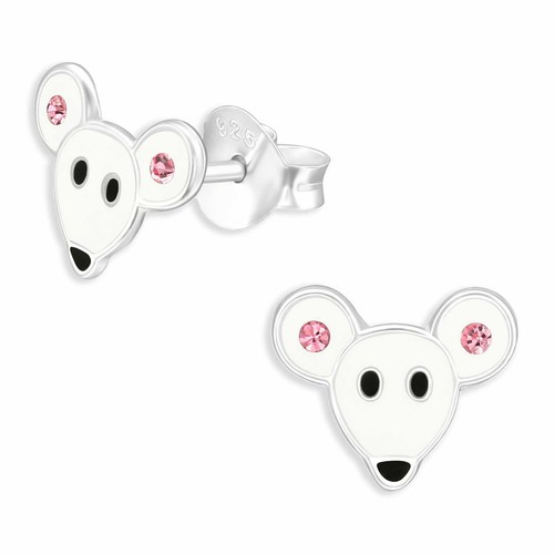 Maus ohrringe ohrstecker 925 - ohrstecker,