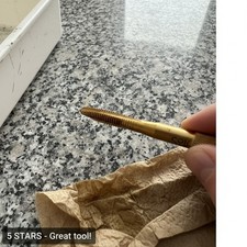 Gewindebohrer Set 5-tlg M3 M4 M5 M6 M8 HSS Titan-Ratsche Gewindeschneider