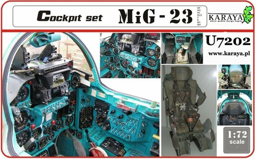 Karaya u7202 mig - mig-23, cockpit