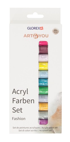 Acrylfarben set fashion 12st - fashion,