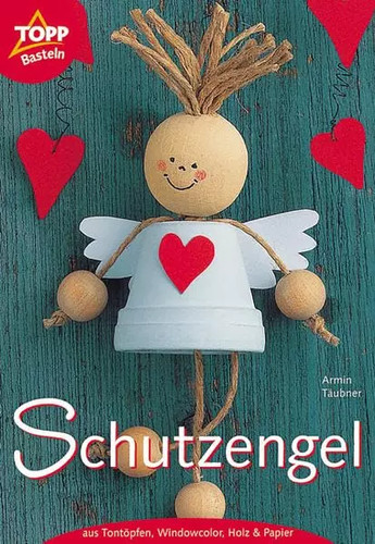 Schutzengel aus tontöpfen - schutzengel:,