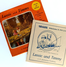 3x VIEW-MASTER 3D REEL ⭐ LASSIE und TIMMY ⭐ MÄRCHEN und ABENTEUER Serie ! Stereo