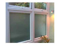 Weiß mattiert Fensterfolie Frost geätzt Glas Kleberückseite Kunststoff 152cm x 10m 