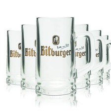6x Bitburger Bierglas 0,2l
