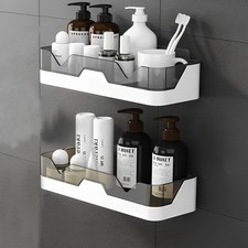 2 Ablagen Badregal Duschregal