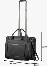 SAMSONITE PRO-DLX 5 – Pilotenkoffer / Laptoptasche für 17.3" Laptop, schwarz