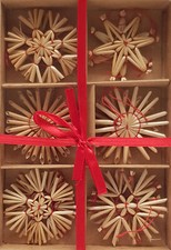 Strohsterne ca. 5,5 - 6 cm