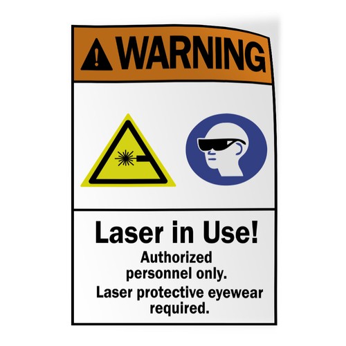 Vertical vinyl stickers - vinyl, laser