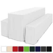 Hussen Set Lang Bierzeltgarnitur Biertischhusse Bierbankauflage Festzeltgarnitur