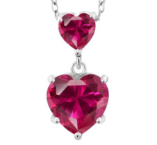 Ohne Kette 2,32 Ct Herzform