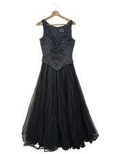 NIENTE Abendkleid Damen Kleid Gr. DE 36 schwarz Elegant