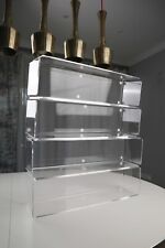 Plexiglasregale Regale Kunststoff transparent länglich Set 4 Stück Wandregal