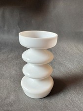 Weiße Keramik Vase  Modern Vintage Mid‑Century 50er 60er 70er