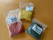 Quarz Deco Deko Steine  Rot