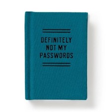 Definitely Not My Passwords - Password Diary