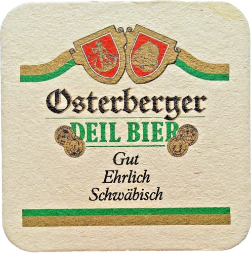 Alter bierdeckel brauerei deil - alter,