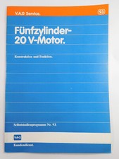 SSP 93 5 Zylinder 20V Motor im Audi 90 quattro Coupe Funktionsplan Konstruktion