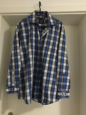 A. W. Dunmore Herrenhemd mit langem Arm, Gr. XL