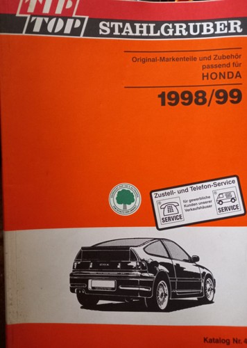 Honda teile katalog - teile, 1998/99
