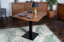 Bistrotisch Baumkante massiv