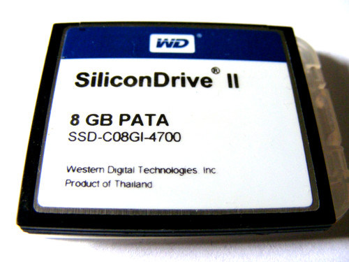 8gb compact flash - flash, western
