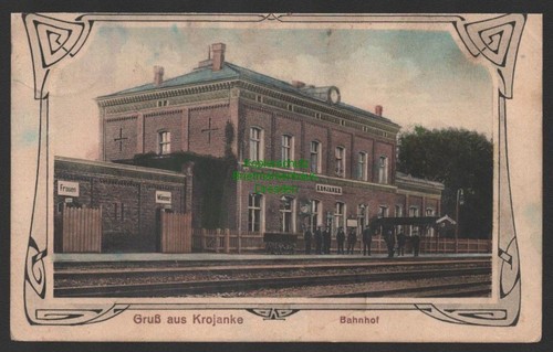 147420 krojanke bahnhof - ak,