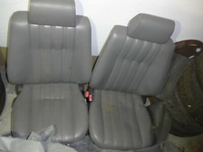 Bmw E30 Ledersitze vorne MÜNCHEN GRAU Ausstattung Fahrer Beifahrer