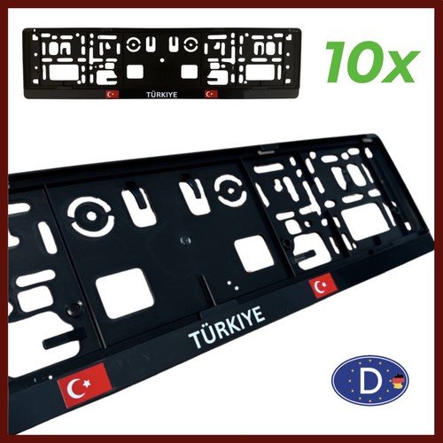 10x kennzeichenhalter türkiye - kennzeichenhalter,