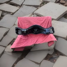 County Sattelgurt  Leder schwarz 55cm