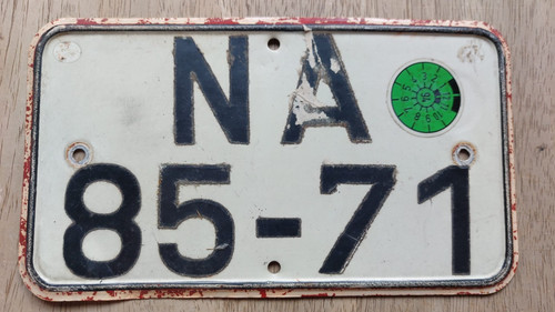 Nummernschild ddr plakette - ddr,