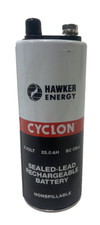 HAWKER ENERGY  2 V 25 Ah Zyklon versiegelte Blei Säure Batterie CYCLON
