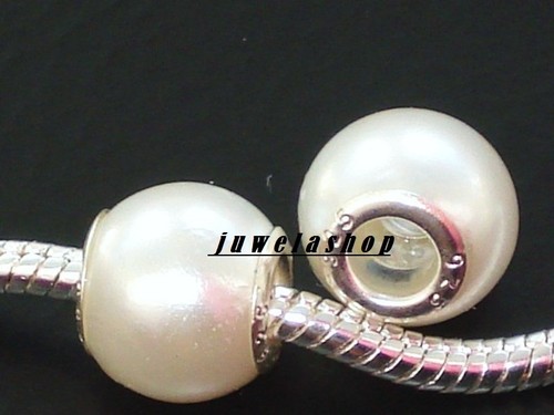 Bead perle perlmutt weiß - perlmutt,