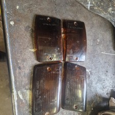 Blinkergläser - Schwarz / Vorne & Hinten - Vespa PK XL XL2