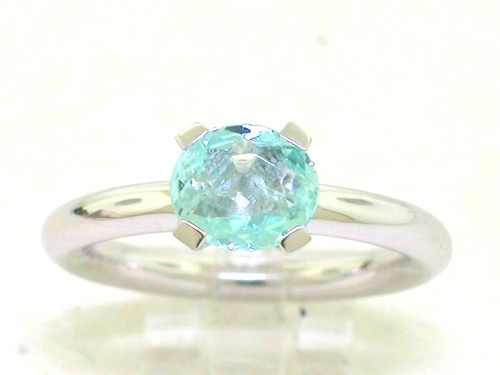 Paraiba turmalin ring 750 - turmalin,