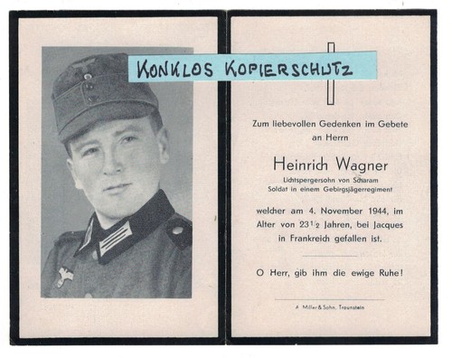 Sterbebild soldat geb - sterbebild, geb.-