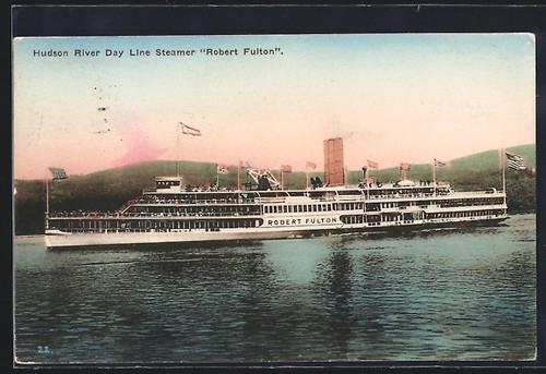 Ansichtskarte hudson river day - hudson,