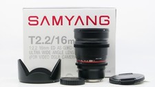 SAMYANG 16mm  T2,2  ED AS UMC CS für Fujifilm X - OVP F/2,2 - Händler