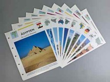 50 Sammelkarten Atlas Verlag, Länder, Städte, Regionen (1995)