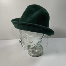 Grüner Hut Samt Robin Hood Ø 17 cm