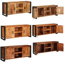 TV Schrank Massivholz Fernsehtisch Fernsehschrank Lowboard TV-Möbel Mangoholz