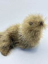 Vintage Robbe aus Echtfell -