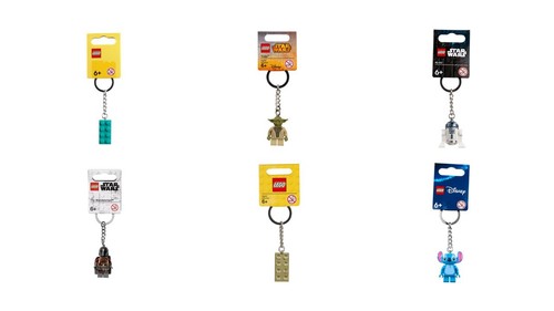 Lego key chain star - -,