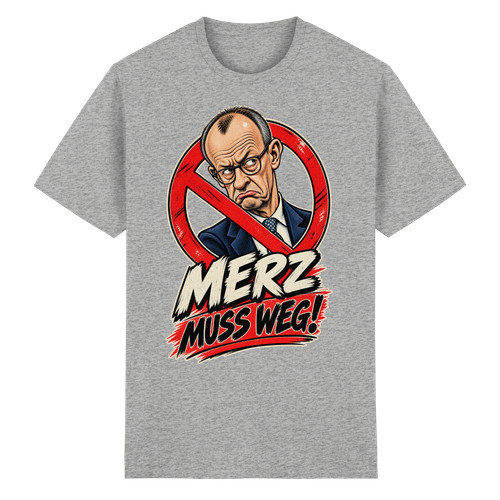 Merz muss weg - t-shirt, |