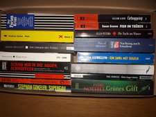 KRIMI-SAMMLUNG - 16 TASCHENBÜCHER  - DIVERSE AUTOREN + DIVERSE VERLAGE