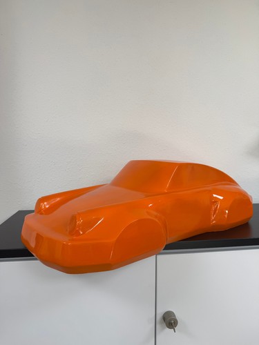 Porsche 911 skulptur orange - 911,