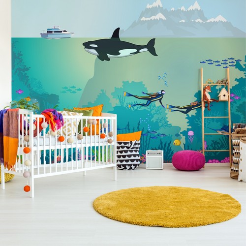 Vinyl fototapete kinderzimmer - vinyl,