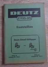 Deutz Schlepper D25 + D25S