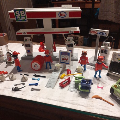 Tankstelle esso von playmobil - esso,