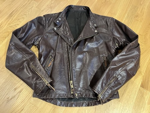 Vintage lederjacke langlitz - lederjacke, „langlitz